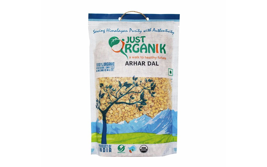 Just Organik Arhar Dal   Pack  500 grams